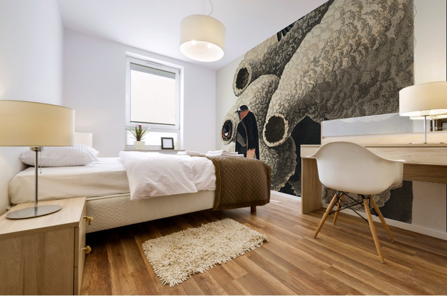 Republican or Cliff Swallow Mural print