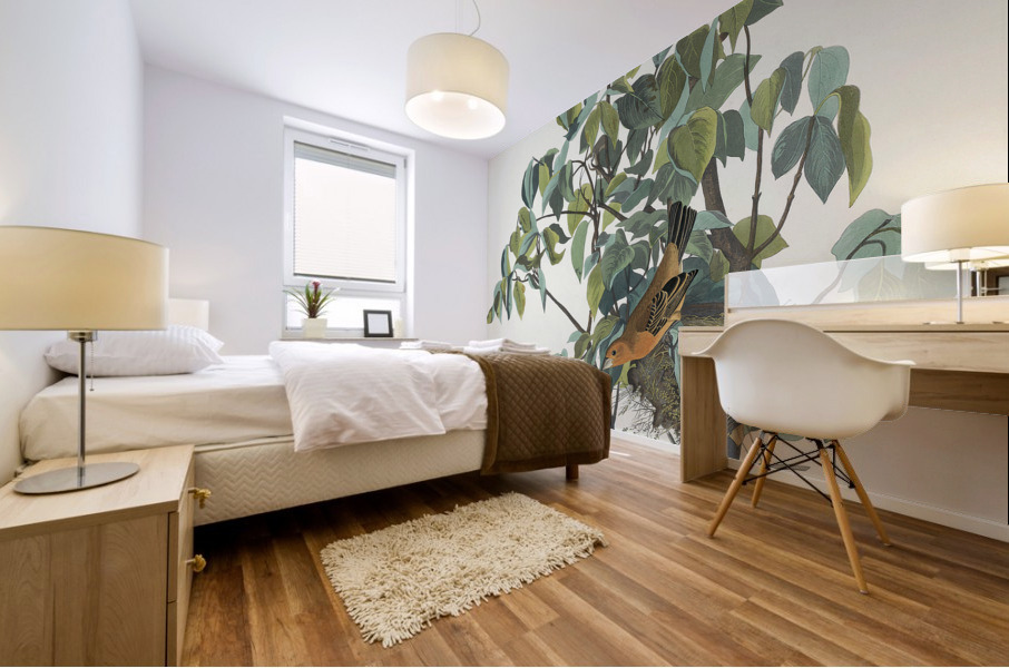 Blue Grosbeak Mural print