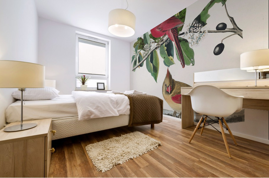 Cardinal Grosbeak Mural print