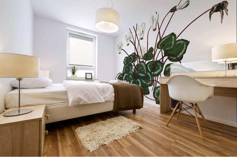 The Narrow–Leaved Kalmia Mural print