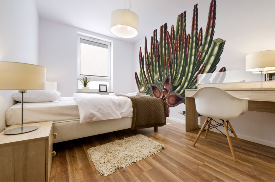 The Maggot–Bearing Stapelia Mural print