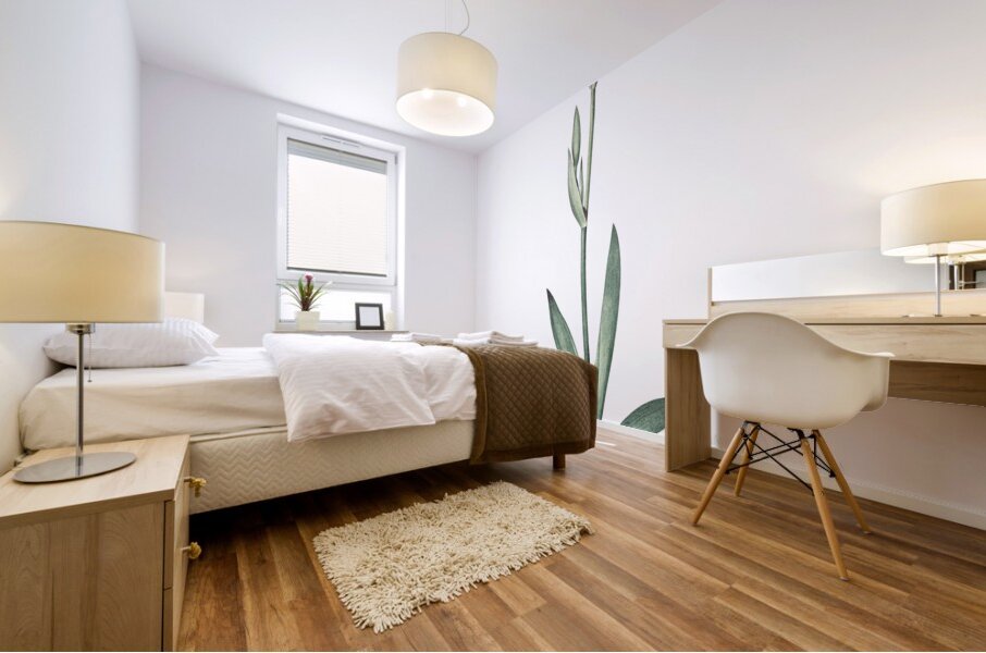 Dingy flag iris illustration  Mural print