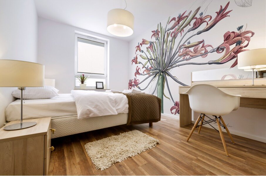 Josephine & lily illustration  Mural print