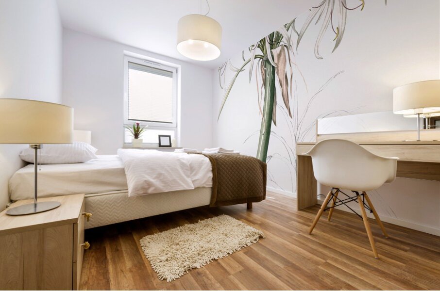 Poison bulb illustration  Mural print