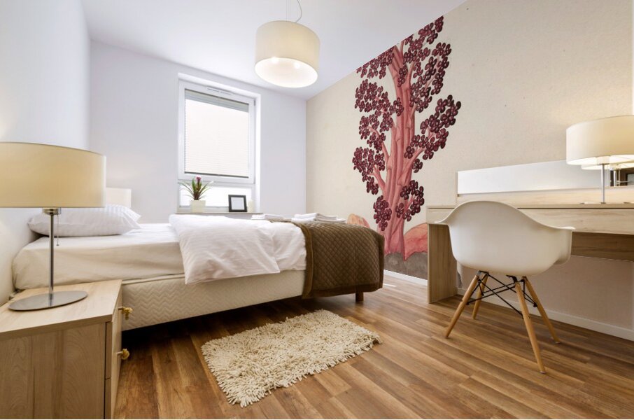 Aphyteia hydnora [Nymphaea nouchali] 1817 Mural print