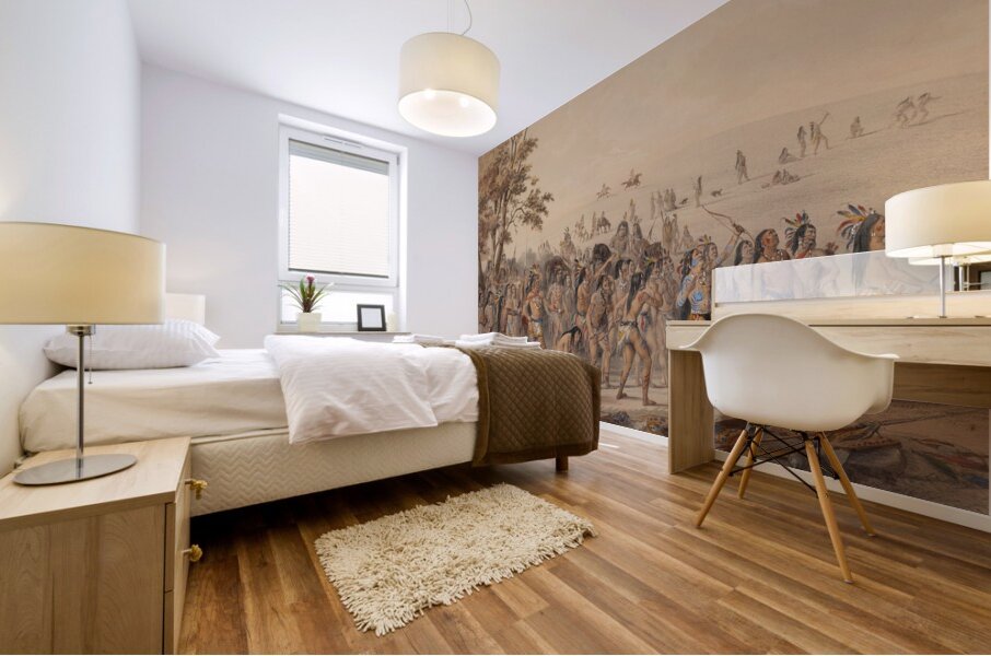 Game of the Arrow Mural print