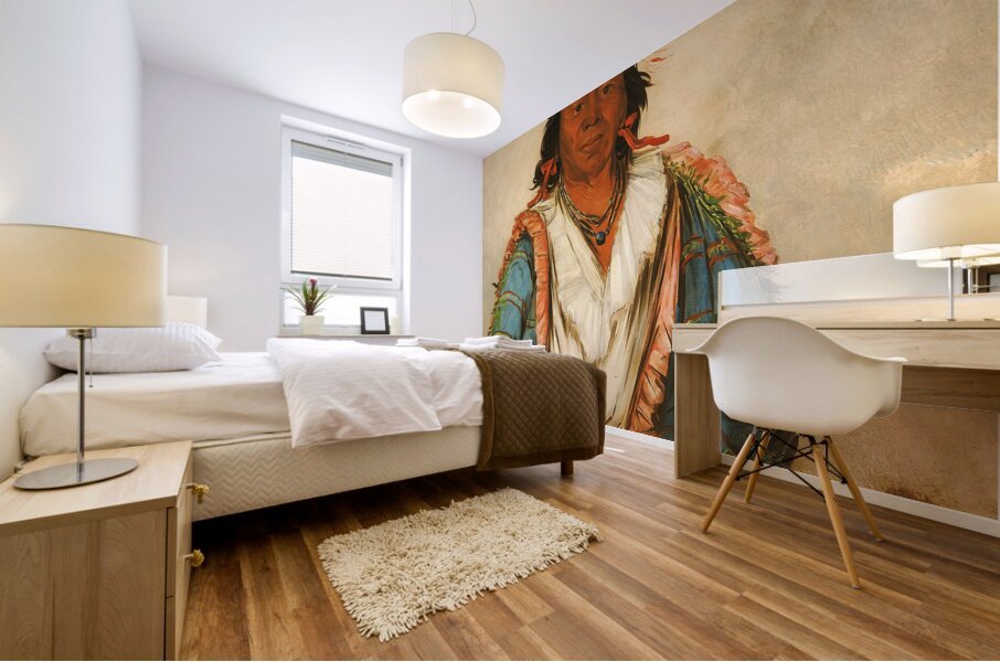 Hose-put-o-káw-gee a Brave 1834 Mural print