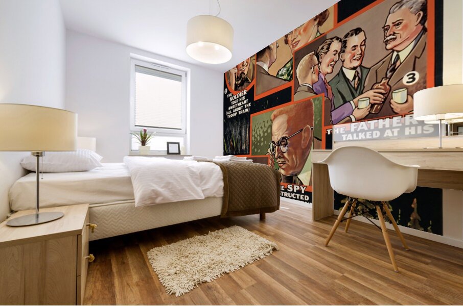 The Merchant Service is Silent Too! Mural print