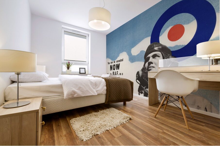 Volunteer for Flying Duties Mural print