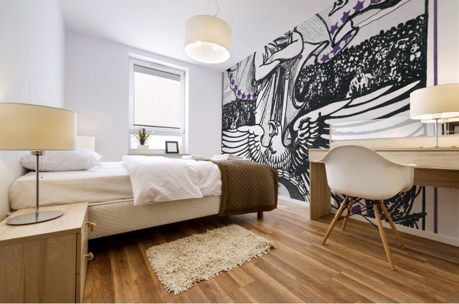 Vintage magazine cover ca. 1890-1907 by Edward Penfield Mural print