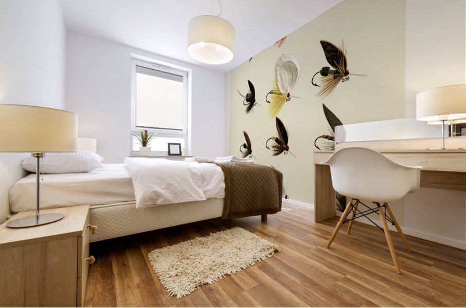 Trout Flies  Mural print