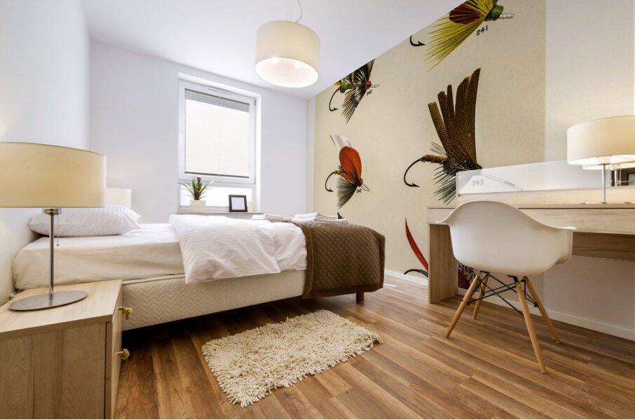 Bass Flies  Mural print