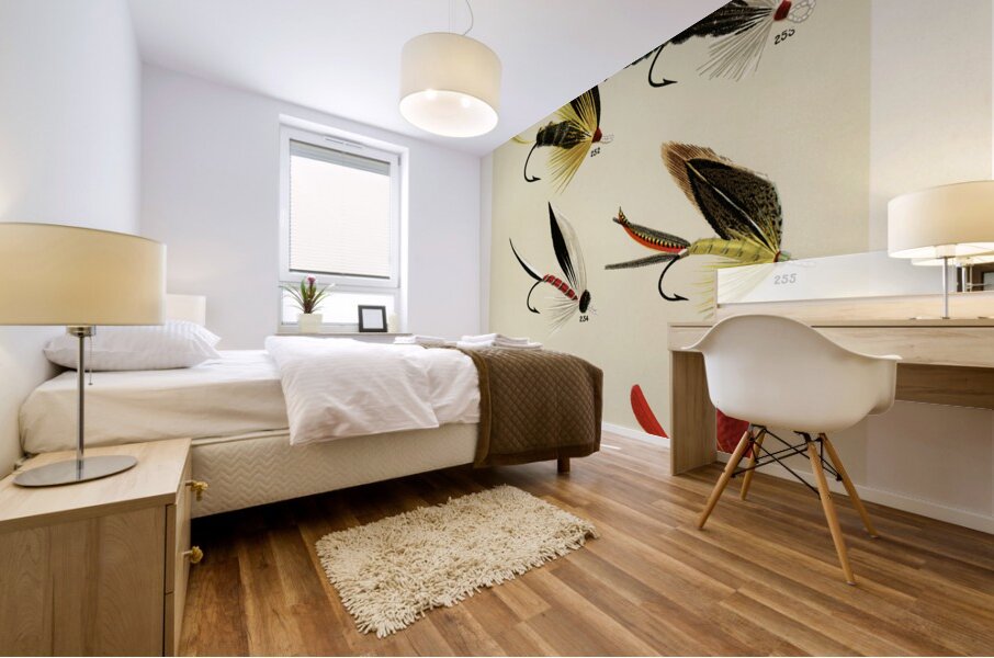 Bass Flies  Mural print