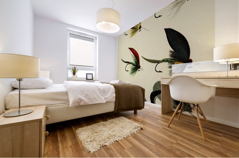 Bass Flies  Mural print