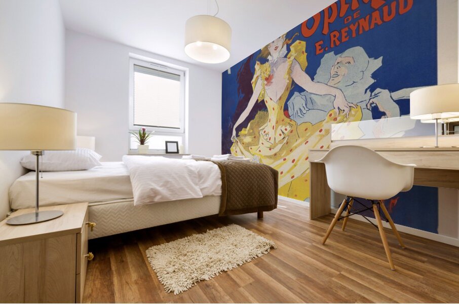 Pantomimes lumineuses 1892 Poster by Jules Chéret Mural print