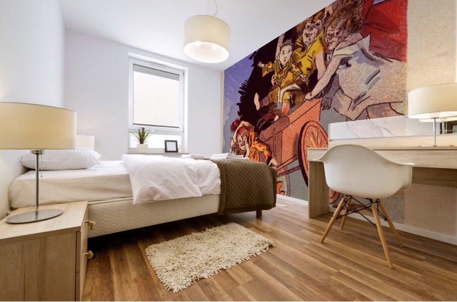 Buttes Chaumont 1899 Poster by Jules Chéret Mural print