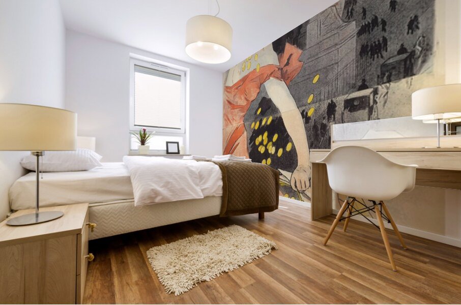 Gil Blas L’argent 1890 Poster by Jules Chéret Mural print