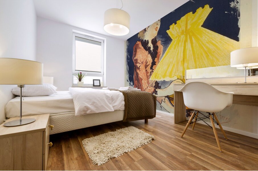 SaxoléinePétrole De Sûreté 1891 Poster by Jules Chéret Mural print