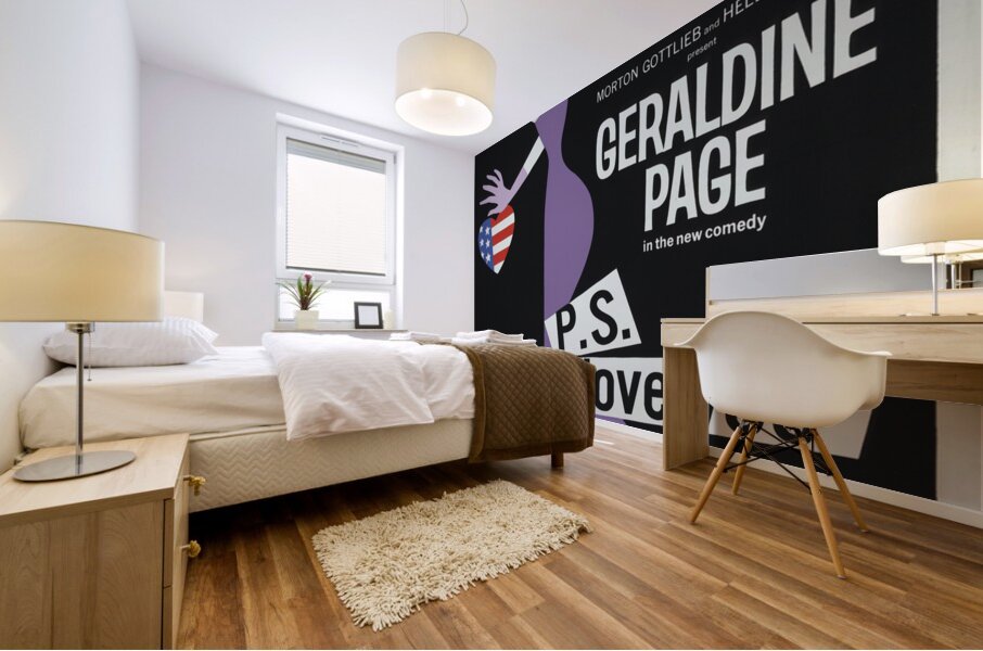 P.S. I love you 1964 Artcraft Lithograph Poster 1905–1970 Mural print