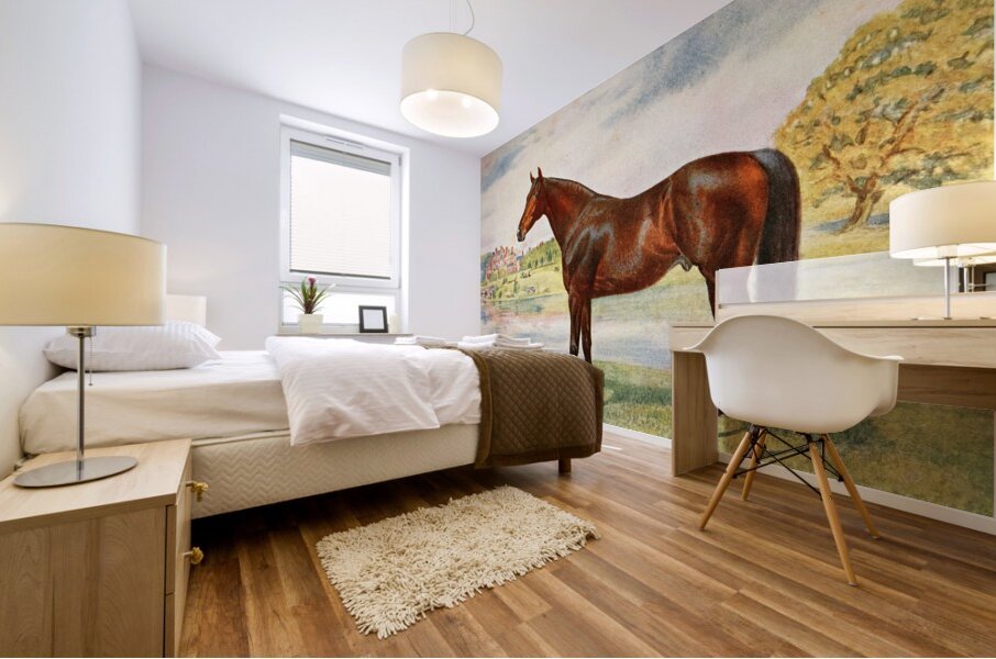 Persimmon Mural print