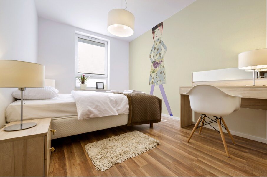 ‘Die Schönheit habe ich gepachtet …’ 1932  My Pictures Become Wilder and Wilder By John Elsas Mural print