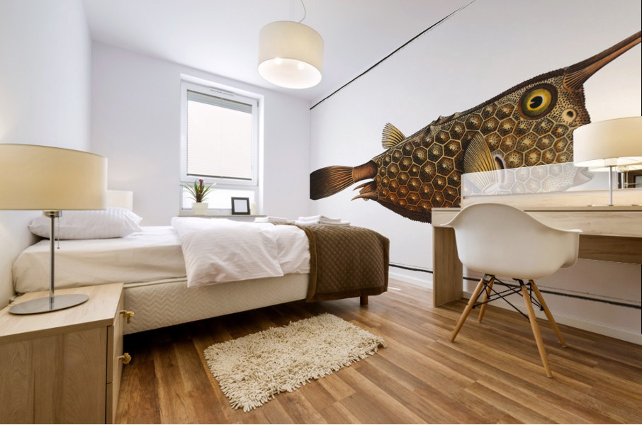 Horn-fish Ostracion Cornutus Mural print