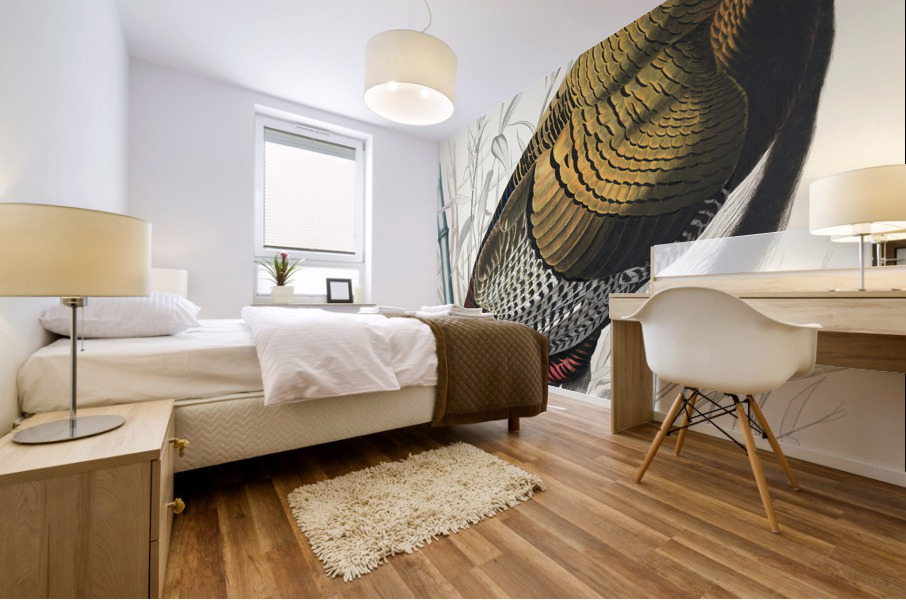 Wild Turkey or Great American Cock Mural print