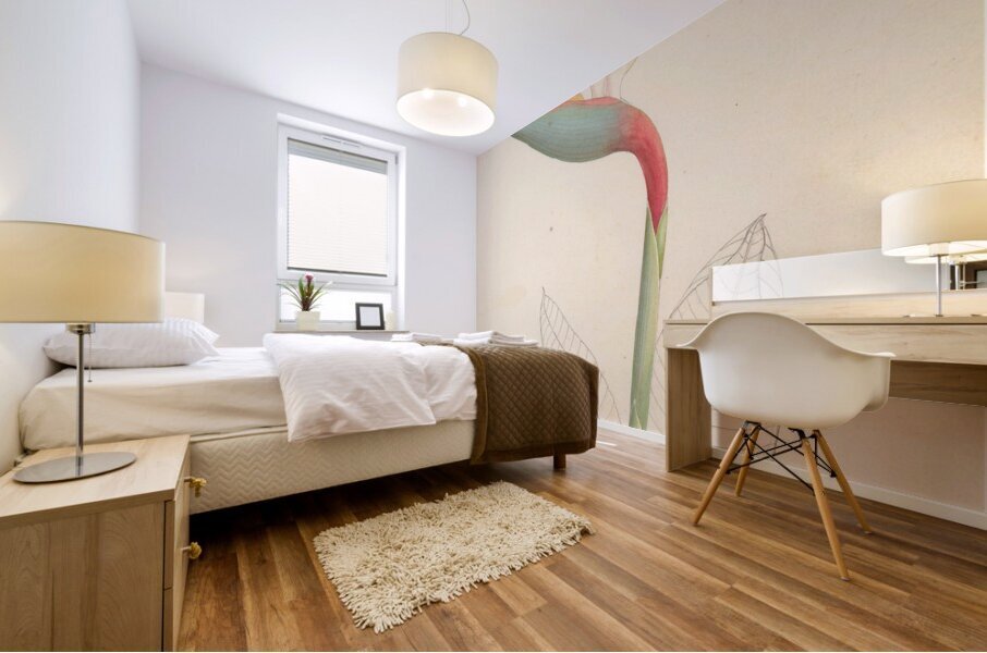 Strelitzia Reginae 1817 Mural print