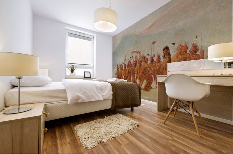 Dance To The Berdash 1835-1837 Mural print