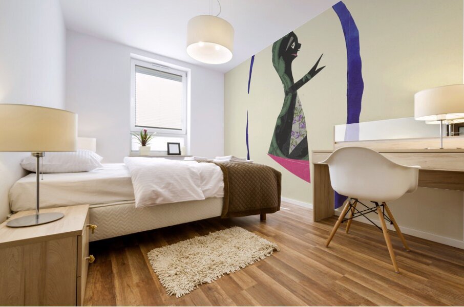 ‘Es liebte immer die Kultur …’ 1932  My Pictures Become Wilder and Wilder By John Elsas Mural print