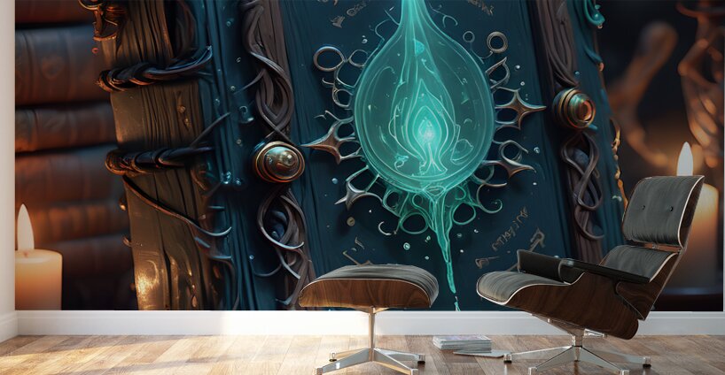 Wizards Spell Book By ISHISH Wall Murals