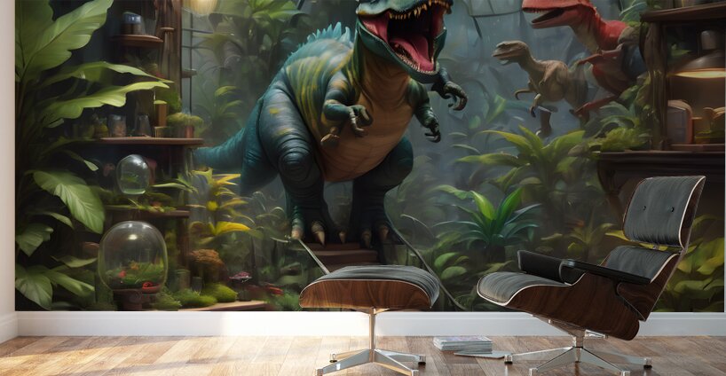 Jurassic Park Terrarium By ISHISH Wall Murals