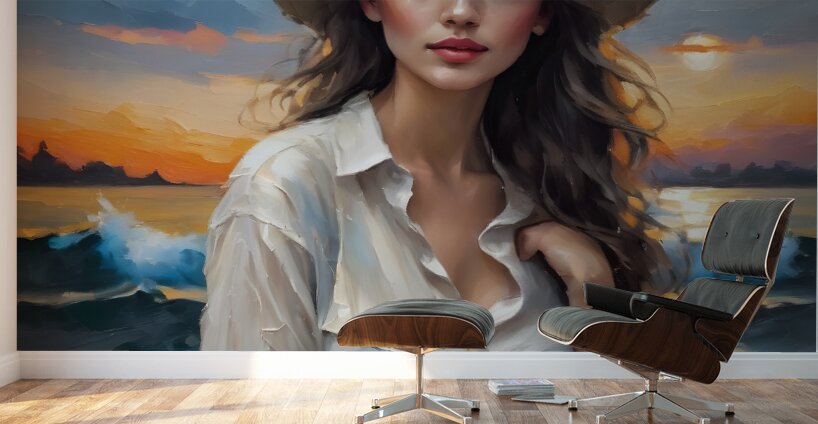 Rugid Lady By ISHISH Wall Murals