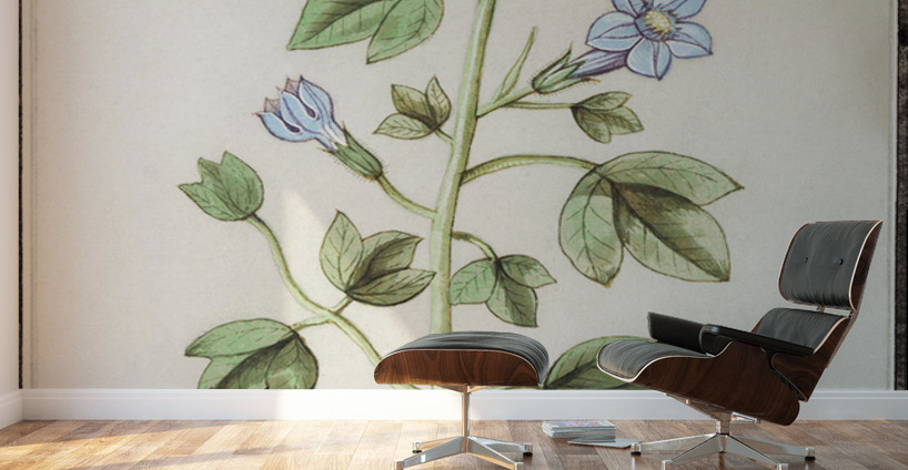 Bell flower in vintage style Wall Murals