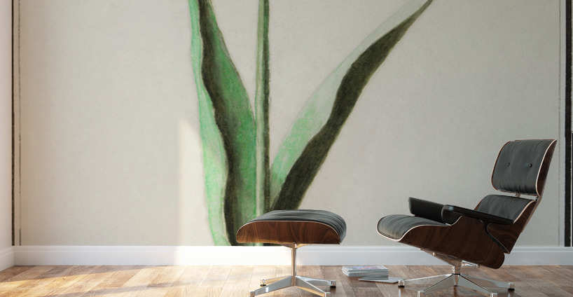 Tulip in vintage style Wall Murals