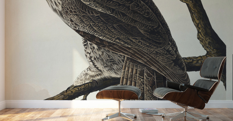 Great Cinereous Owl Wall Murals