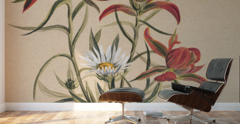 Indian Paintbrush Castilleja rhexifolia 1883 Wall Murals