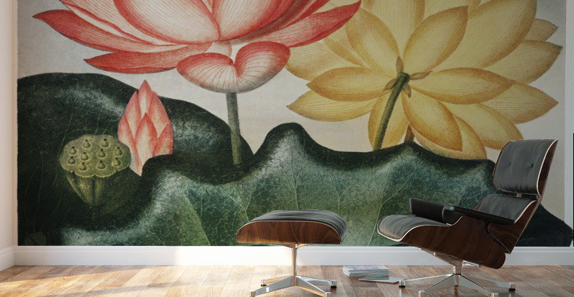 The Sacred Egyptian Bean Wall Murals