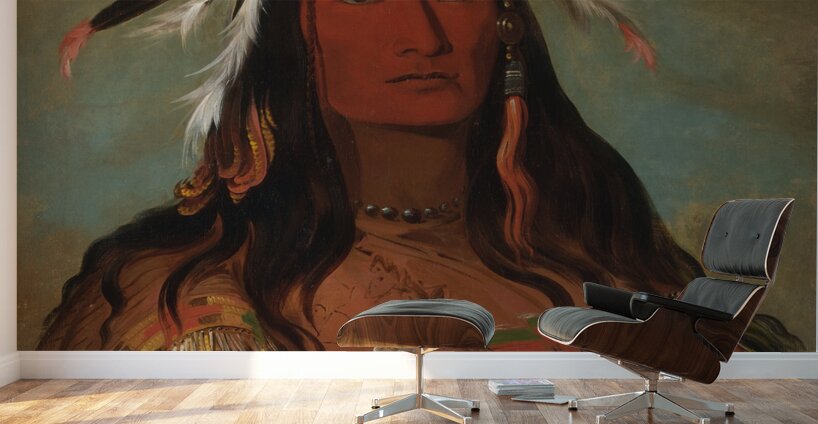 Hee-Oh’ks-Te-Kin Rabbit’s Skin Leggings 1832 Wall Murals