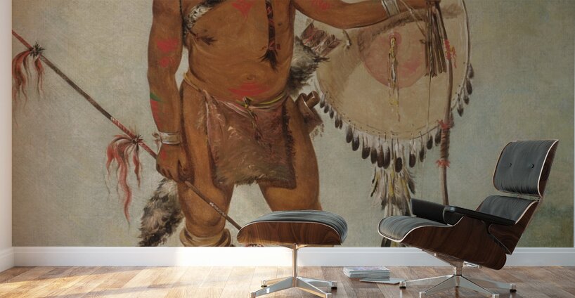 His-Oo-Sán-Chees Little Spaniard a Warrior 1834 Wall Murals