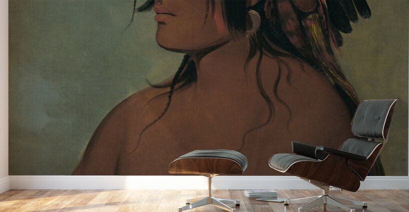 Pa-Ris-Ka-Roó-Pa Two Crows The Younger 1832 Wall Murals