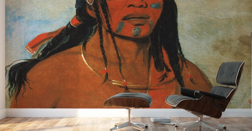 O-Tá-Wah The Ottaway a Warrior 1835 Wall Murals