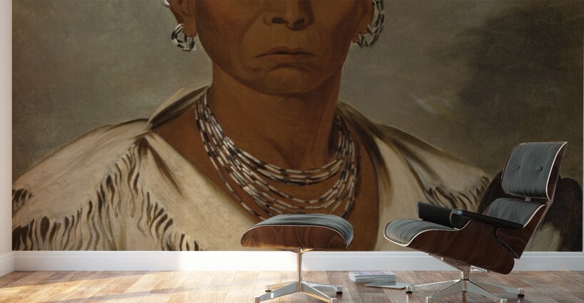 Múk-A-Tah-Mish-O-Káh-Kaik Black Hawk Prominent Sac Chief 1832 Wall Murals