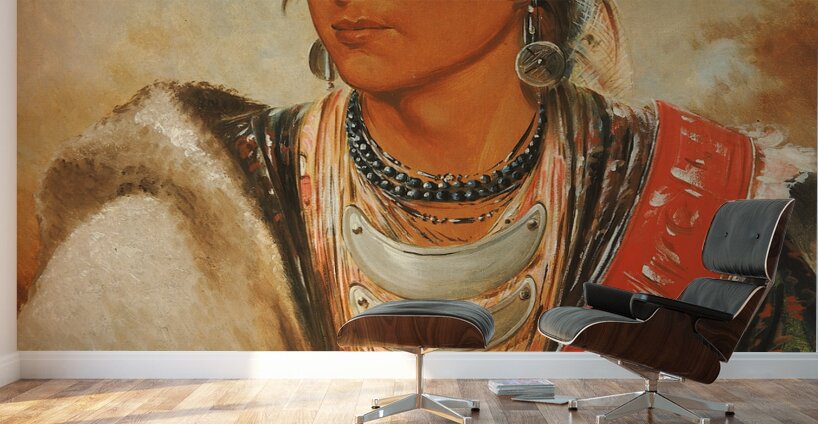 Láh-shee The Licker called ‘Creek Billy’ 1838 Wall Murals