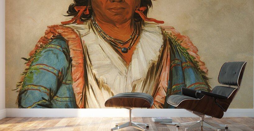 Hose-put-o-káw-gee a Brave 1834 Wall Murals