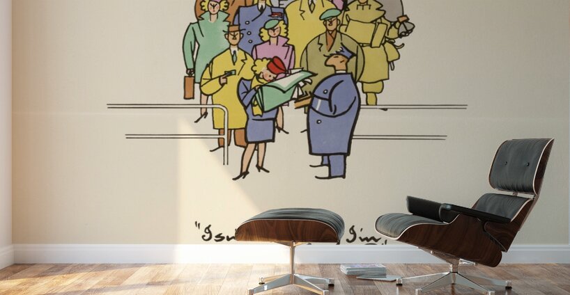 Please Have Your Ticket Ready at the Barrier Wall Murals