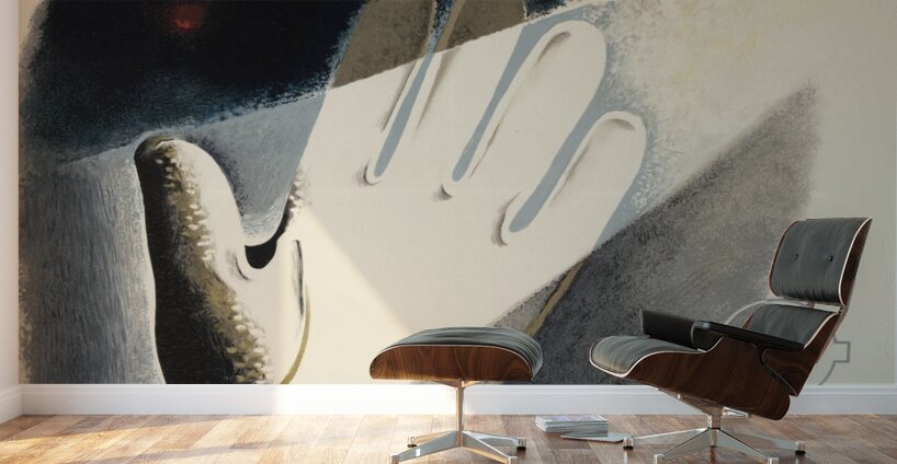 In the Blackout – Top Hail a Bus or Tram Shine a Torch on to Your Hand Wall Murals