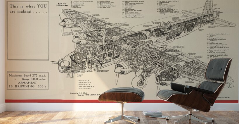 This is What You are Making…A Mighty Machine of British Workmanship – The Short Stirling Wall Murals