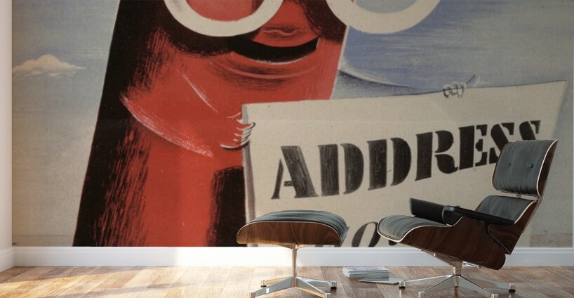 Address Your Letters Plainly Wall Murals