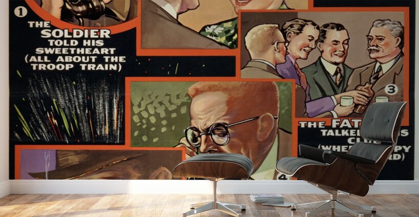 Careless Talk Brings Tragedy in Wartime Wall Murals